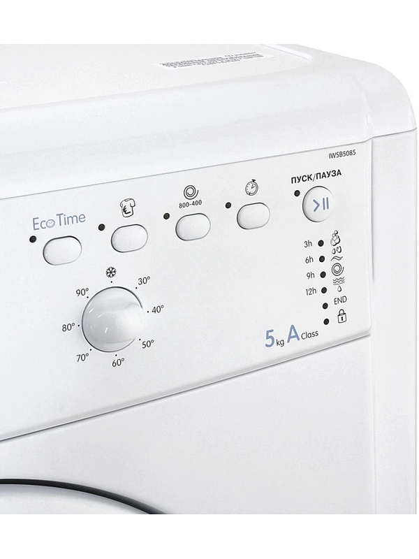 Стиральная машина Indesit IWSB 5085 (CIS) (42 см / 5кг / 800об / Eco Time / A)-2