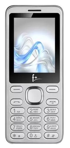 Телефон мобильный F+ S240, серебристый-0