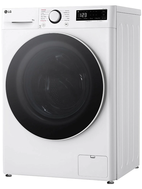 Стиральная машина LG F2WR508S0W (47.5см / 8кг / 1200об / пар / AI DD™ / Steam™ / TurboWash 360˚ / А+++)-1