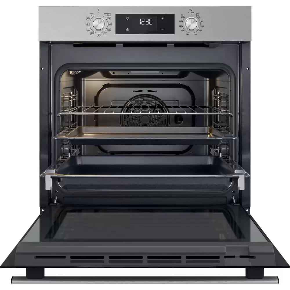 Духовой шкаф с добавлением пара Whirlpool OMSR58CU1SX (71 л / до 250 °C / Нерж. сталь / каталитич боковые стенки / Гриль / Телескоп. напр. / A+)