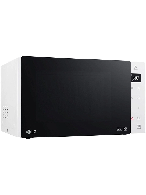 Микроволновая печь LG MS23NECBW (23 л, 1150 Вт, переключатели сенсор, белый/черный, EasyClean, Smart Inverter)-0