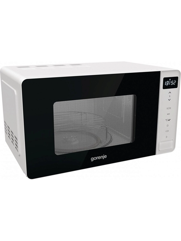 Микроволновая печь Gorenje MO20S4W (Superior / 20 л, 800 Вт, переключатели сенсор, дисплей, белый/черный)-0