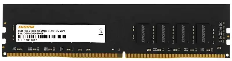 Память DDR4 8Gb 2666MHz Digma DGMAD42666008D