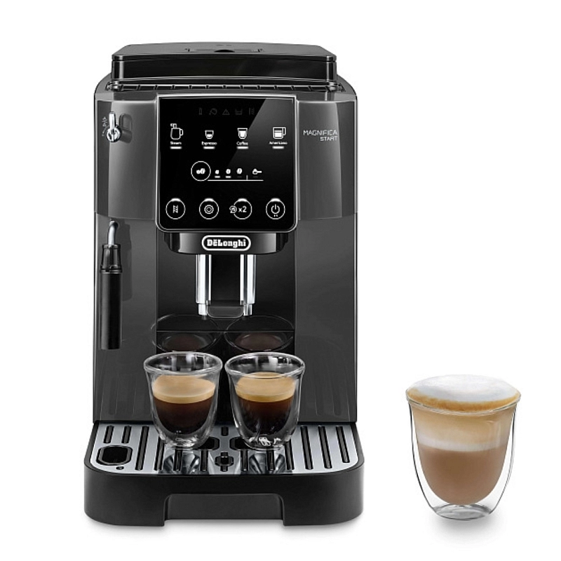 Кофемашина DeLonghi Magnifica Start ECAM220.22.GB (кофе зерновой, молотый/ 1450 Вт/ 1.8 л/ капучинатор/ 2 напитка)