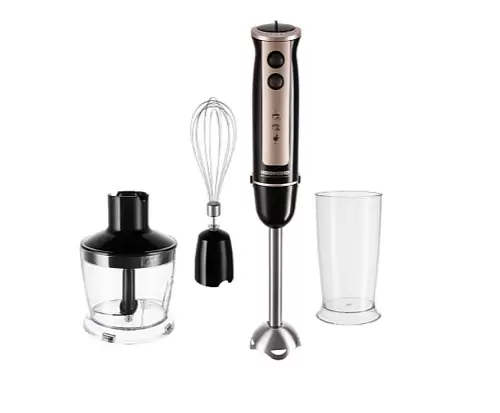 Блендер Redmond RHB-2948 (1200 Вт / скоростей 2 / турборежим / венчик, измельчитель, стакан)-0