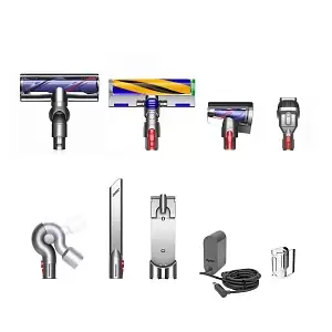 Пылесос Dyson V12 Detect Slim Absolute UK, yellow/nickel-4