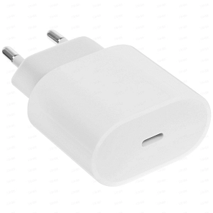 Сетевое зарядное устройство Apple 20W USB-C Power Adapter (USB Type-C/2.22A/20W/быстрая зарядка/белое)-1