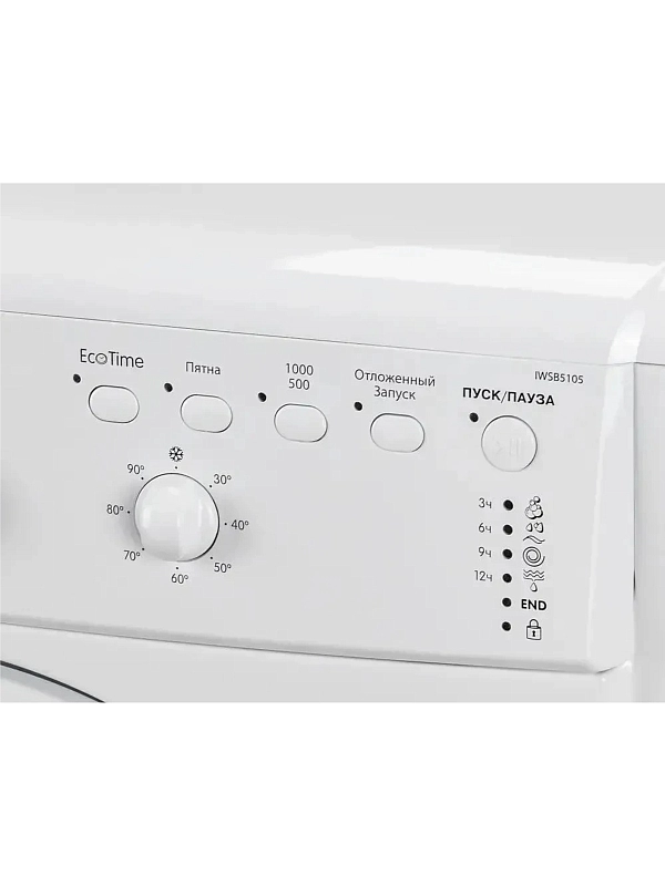 Стиральная машина Indesit IWSB 5105 (CIS) (42 см / 5кг / 1000об / Eco Time / A)-0