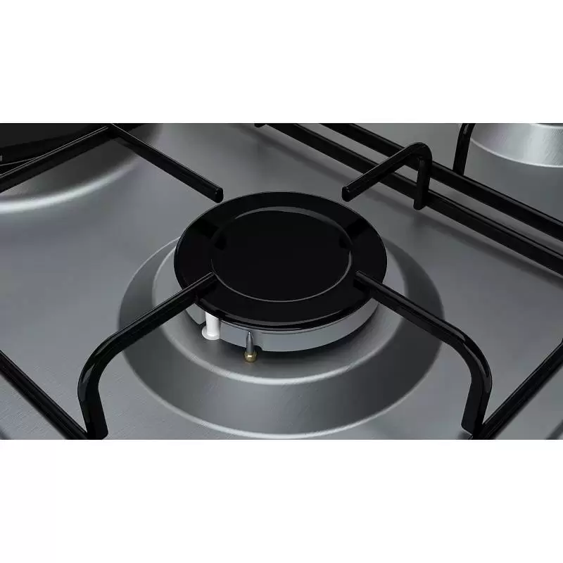 Поверхность газовая Bosch PBP6B5B80 (Serie2 / нерж / боковые переключатели)-6