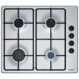 Поверхность газовая Bosch PBP6B5B80 (Serie2 / нерж / боковые переключатели)-5