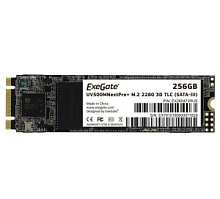 Жесткий диск SSD M.2 256GB ExeGate NextPro+ 2280 UV500TS256 520/500MB/s 2280 SATA III/ EX280472RUS 100TBW